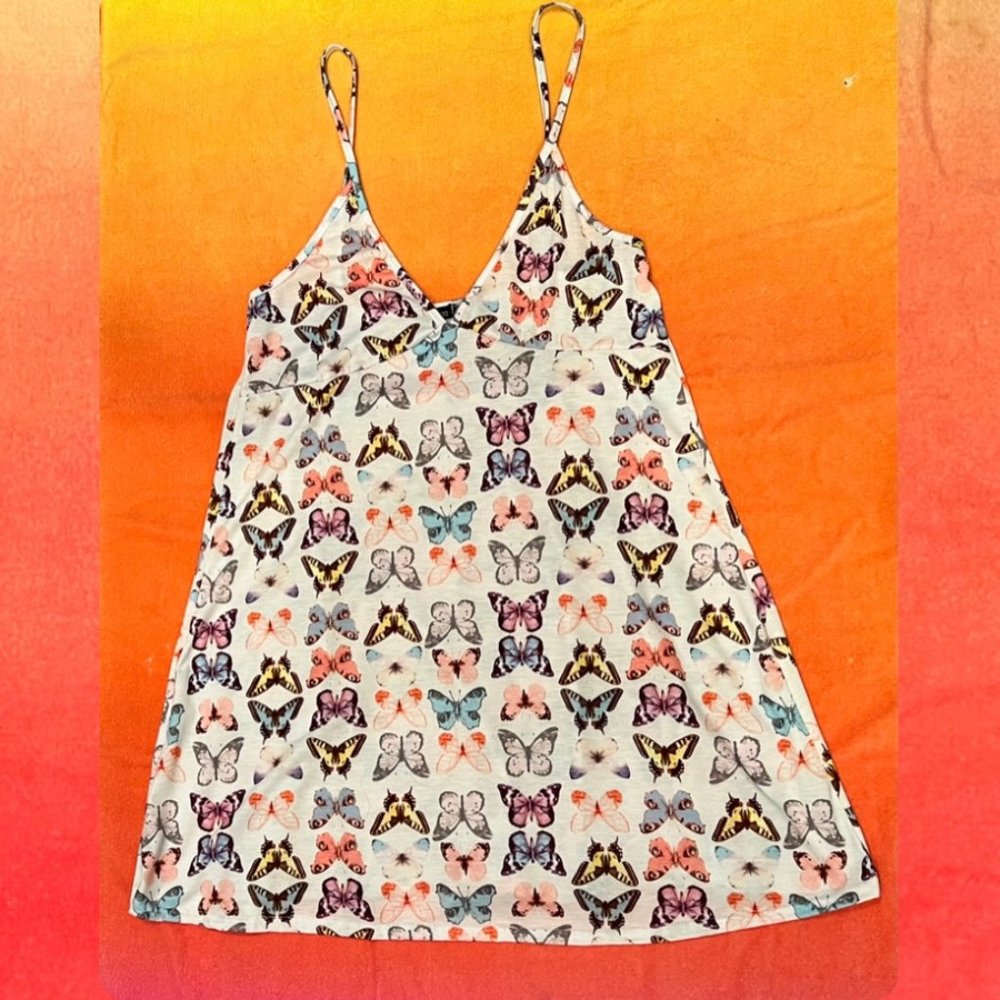 Butterfly, Strappy swing dress